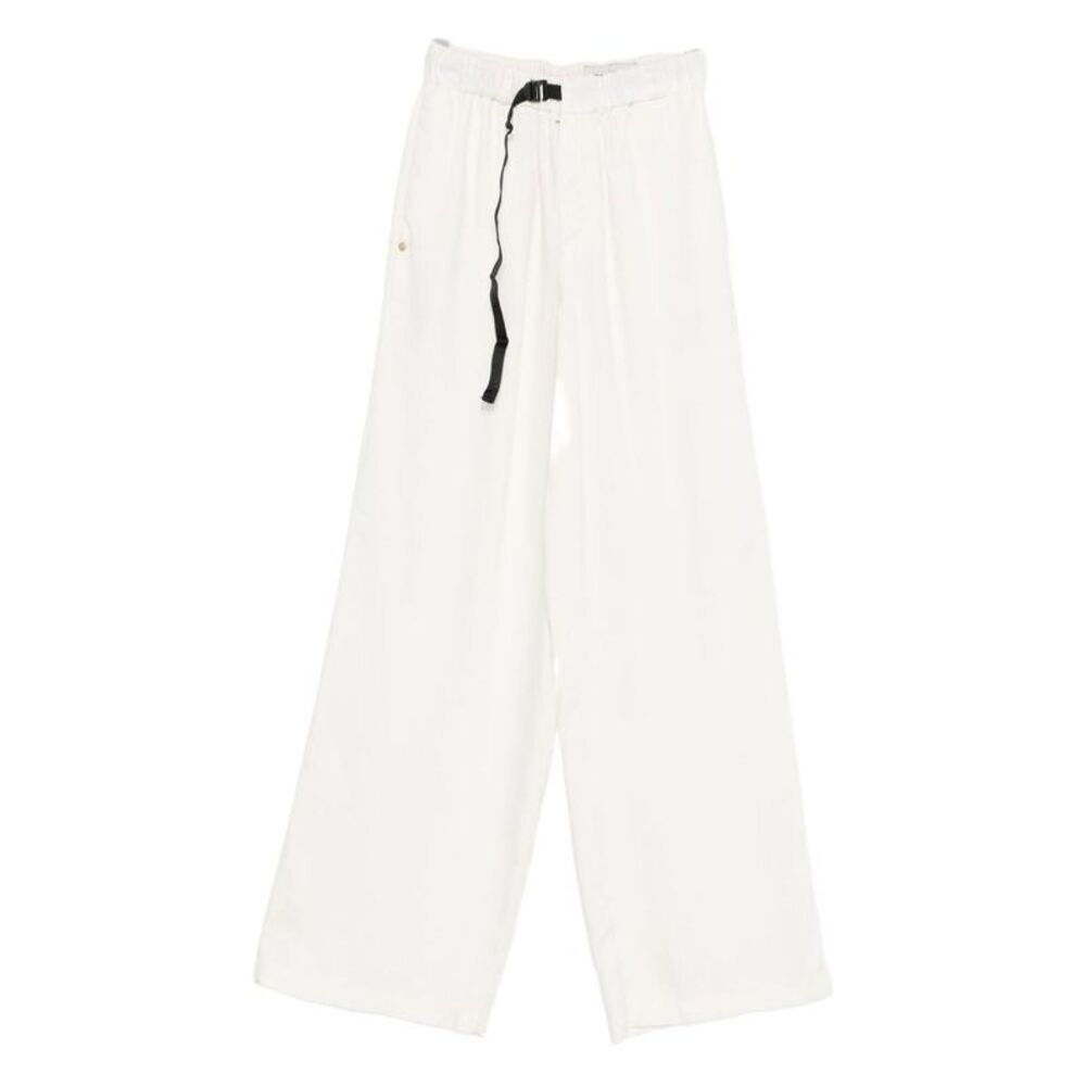 WHITE SAND Women's High-Waisted Relaxed Fit Wide Leg Pants Women CREAM